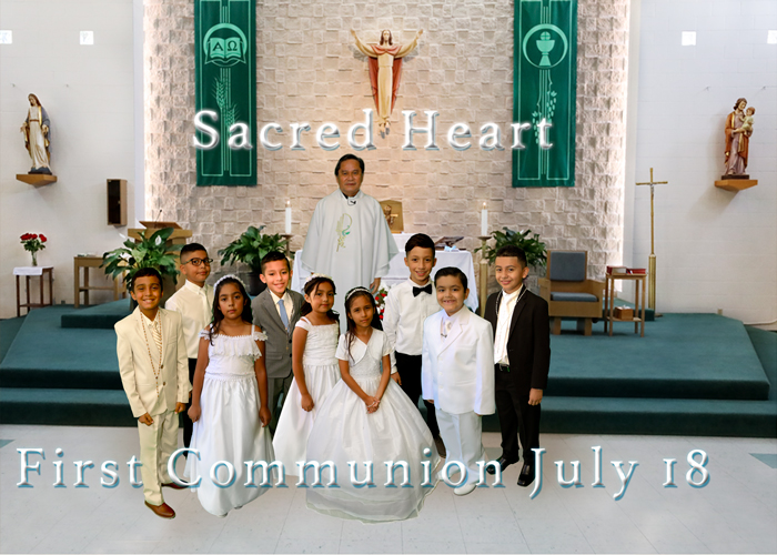 Sacred Heart First Communion 7 18 20 by juan carlos 
