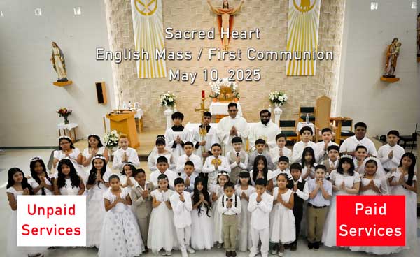 Sacred Heart English Mass 5925